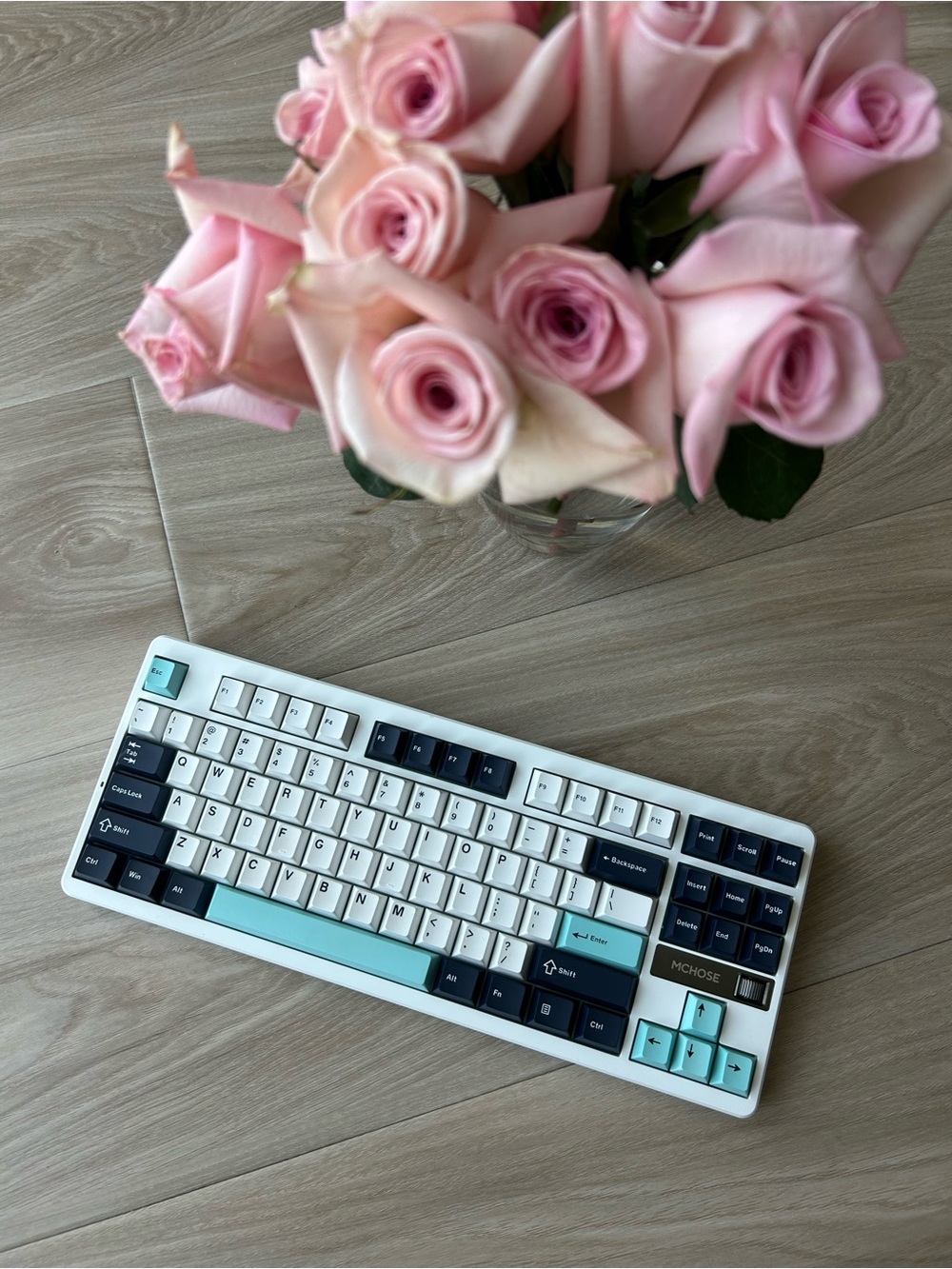 MCHOSE wireless keyboard clicker asmr